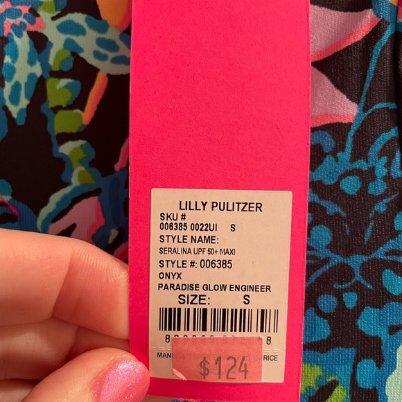 Lilly Pulitzer Seralina maxi in onyx paradise glow - Picture 7 of 8
